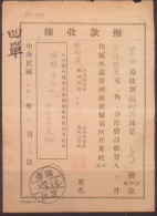 CHINA CHINE  1950.2.15. HUNAN  ZHIJIANG APPROPRIATION RECEIPTS 600000 YUAN - Unused Stamps