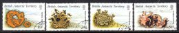 British Antarctic Territory BAT 1989 Lichens Set Of 4, Fine Used - Gebraucht