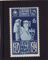 P - 1934 Colonie Italiane - XV Fiera Di Milano - Amtliche Ausgaben