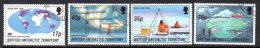 British Antarctic Territory BAT 1996 Antarctic Research Committee Set Of 4, Fine Used - Gebruikt