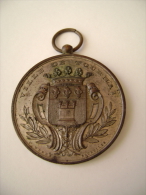 1892   BELGIO   EXPOSITION INTENATIONAL  D' AVICOLTURE  VILLE  DE TOURNAI MEDAGLIA BIG MEDAL - Professionals / Firms