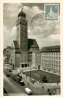 Neukölln  Rathaus MiNr 143  Ersttag Stempel  Echte Photo - Cartas Máxima