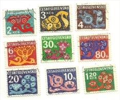 1972 - Cecoslovacchia S 103/05 + 107 + 109/13 Segnatasse C2655    ----- - Postage Due