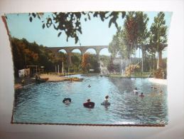 2qro  - CPSM N°2  - LUSIGNAN - La Plage - Le Viaduc - [86] - Vienne - Lusignan