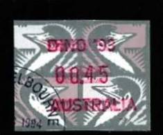 AUSTRALIA - 1992  FRAMAS  EMU   45c.   DINO 93  FINE USED - Machine Labels [ATM]