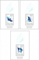 Togo. 2013 Sochi 2014. (612c) 3 Bl Deluxe - Winter 2014: Sotchi