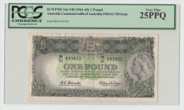 Australia 1 Pound 1961 - 1965 (Coombs Wilson) VF PCGS 25 PPQ P 34a  34 A - 1960-65 Reserve Bank Of Australia