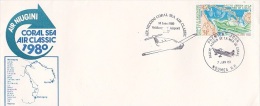 New Caledonia 1980 Air Niugini Coral Sea Air Classic Souvenir Cover - Lettres & Documents