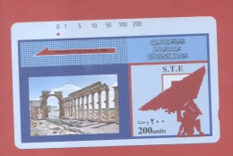 SYRIA: SYR-01. 1st Tamura Card "Palmyra Trails" 200 Units. Used - Syrie