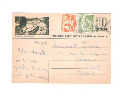 SUISSE - RHEINFELDEN / 1957 - ENTIER POSTAL ILLUSTRE -  SOLBADKURORT RHEINFELDEN - Rheinfelden