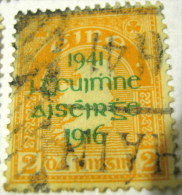 Ireland 1941 Map Of Ireland Overprint 2d - Used - Used Stamps