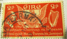 Ireland 1939 150th Anniversary Of US Constitution 2p - Used - Used Stamps