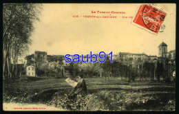 Verdun Sur Garonne  - Vue Générale - Animée  - Homme Lisant Son Journal -Réf: 29221 - Verdun Sur Garonne