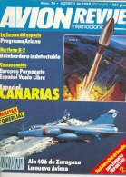 Avirev-74. Revista Avion Revue Internacional Nº 74. Agosto 1988 - Spanish