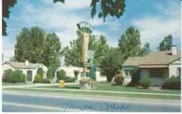 Nampa ID Idaho, Jolley's Sunset Motel, Lodging, C1950s Vintage Postcard - Nampa