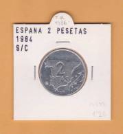 ESPAÑA /JUAN CARLOS I    2  PESETAS  1.984   Aluminio  KM#822   SC/UNC  DL-9386 - 2 Pesetas
