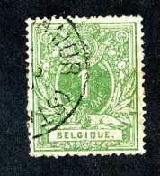 4895x)  Belgium 1869  - Scott # 28 ~ Used ~ Offers Welcome! - 1869-1888 Lion Couché (Liegender Löwe)