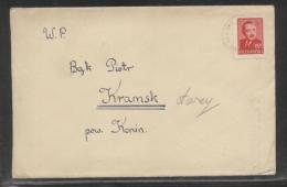 POLAND 1948 LETTER SINGLE FRANKING MOCHY POW WOLSZTYN TO KRAMSK 15ZL BIERUT - Covers & Documents