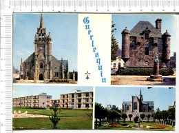 GUERLESQUIN -  L Eglise, Le Présidial, La Maison De Retraite Et Le Square - 4 Vues - Guerlesquin