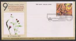 India 2010 INTERNATIONAL PHOTOGRAPHIC CONFERENCE  KOLKATA  Special Cover  # 26667 Indien Inde - Brieven En Documenten