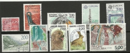 ANDORRA- CORREO FARNCES AÑO 1988 COMPLETO SELLOS USADOS (K) - Gebruikt