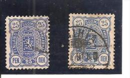 Finlandia-Finland Nº Yvert  32(A)-(B) (usado) (o) - Used Stamps
