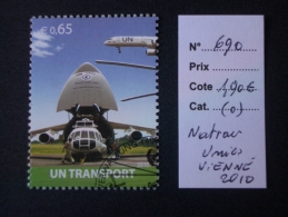 AUTRICHE ( NU . VIENNE )   ( O )  De  2010   "   O N U Transports   "    N° 690          1 Val . - Used Stamps
