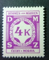 BÖHMEN UND MÄHREN - DIENSTMARKEN 1941: Mi 11, * MH - KOSTENLOSER VERSAND AB 10 EURO - Ungebraucht