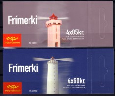 Islande - Carnets Yvert N° C933 & C934 Neufs ** (MNH) - Phare - Lighthouse - Leuchtturm - Carnets