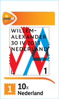 Nederland  2012 Kroning Kon. Willem-Alexander Booklet  Op Gewoon Papier !! Reprint On Normal Paper  Postfris/mnh/neuf - Nuevos