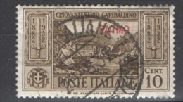 EGEO PATMO 1932 GARIBALDI 10 C.ANNULLATA - Egeo (Patmo)