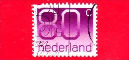 OLANDA - 1991 - Numero - Figure - Tipo 'Crouwel' - 80 - Used Stamps