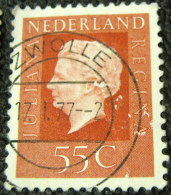 Netherlands 1976 Queen Juliana 55c - Used - Oblitérés