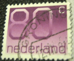 Netherlands 1991 Numeral 80c - Used - Used Stamps