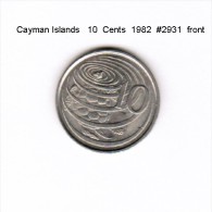 CAYMAN ISLANDS    10  CENTS  1982  (KM # 3) - Iles Caïmans