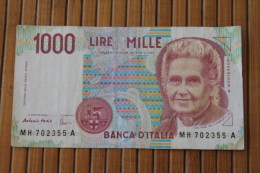 ITALIE 1000 Lires 3/10/1990 ITALIA  Royaume > Biglietto Di Stato > Italia –  Mille Lires - 1000 Lire