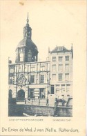 Dordrecht, Groothoofdspoort   (promotieplaatje Van De Erven De Wed. J.van Nelle, Rotterdam) - Dordrecht