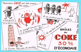 BUVARD BUVARDS Algerie Algeria France Publicité Pub Coke Charbon Coal - Electricity & Gas