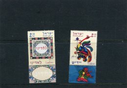 ISRAEL 2002 Y&T 1605-1606** Cote 3 - Unused Stamps (with Tabs)