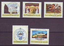 0446w: Personalisierte Marken, Gestempelt- Lot, Alle Mit €uro- Zeichen - Personalisierte Briefmarken