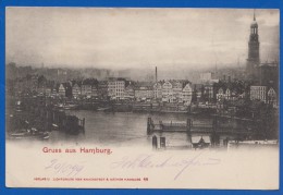 Deutschland; Hamburg; Gruss Aus AK; 1899 - Mitte