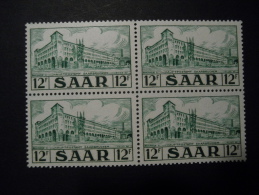 Saar 1952 Michel  326  Blok A 4 - Blocs-feuillets