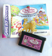 JEU NINTENDO GAME BOY  ADVANCE - CHARLOTTE AUX FRAISES AVEC LIVRET - Game Boy Advance