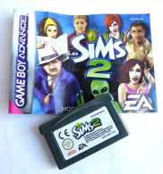 JEU NINTENDO GAME BOY  ADVANCE - The SIMS 2 AVEC LIVRET - Game Boy Advance