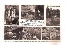 CPA SUISSE JURA BONCOURT Grottes De Milandre Frontière Franco Suisse Multivues - Boncourt