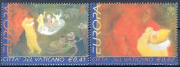 2002 Vaticano, Europa, Serie Completa Nuova (**) - Unused Stamps