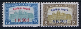 Hungary: 1918 Mi Nr 210 - 211, MNH/** - Unused Stamps