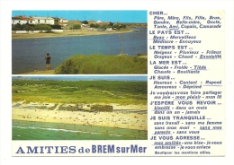 Cp, 85, Brem-sur-Mer, Multi-Vues, Voyagée 1982 - Other & Unclassified