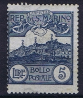 San Marino: 1903, Sa 45 , Mi 45MH/* Light Hinged - Ungebraucht