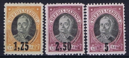 San Marino: 1927, Sa 130-132 , Mi 133-135 MH/* - Unused Stamps